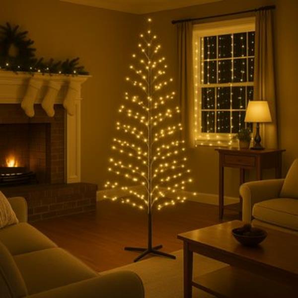 Árvores de Natal Luzes LED Decoração Interior